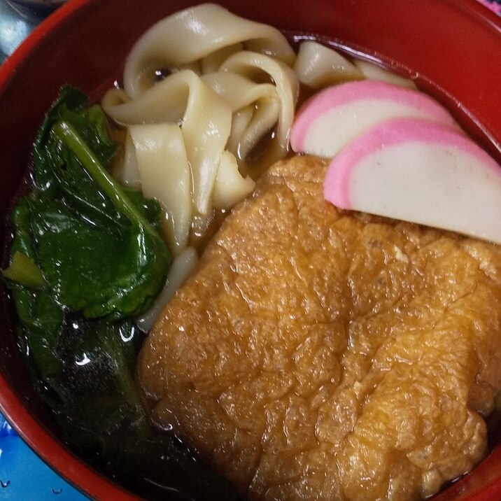 きしめんのきつねうどん